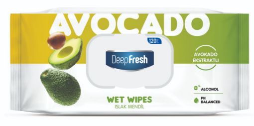 DF NATUREL AVOKADO ISLAK MENDİL 120 resmi