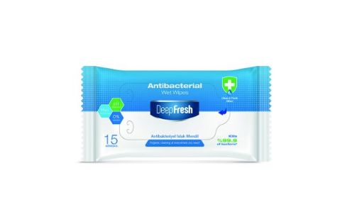 DF ANTİBAKTERİYEL CEP MENDİLİ 15Lİ PAKET resmi