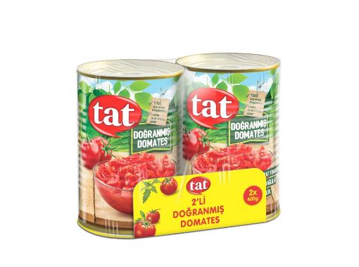 DOGRANMIS DOMATES 400 G TAT (2'LI) resmi