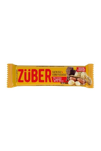 ZÜBER YER FISTIKLI ÇİKOLATALI 40GR resmi