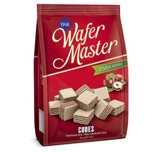 WAFER MASTER CUBES FINDIK 100G (1X24) resmi